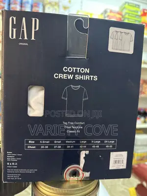 Original GAP Men's S M L XL 3 Pack Soft Cotton Crew T Shirts