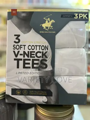 Beverly Hills Polo Club 3 Pack v Neck Tees Limited Edition