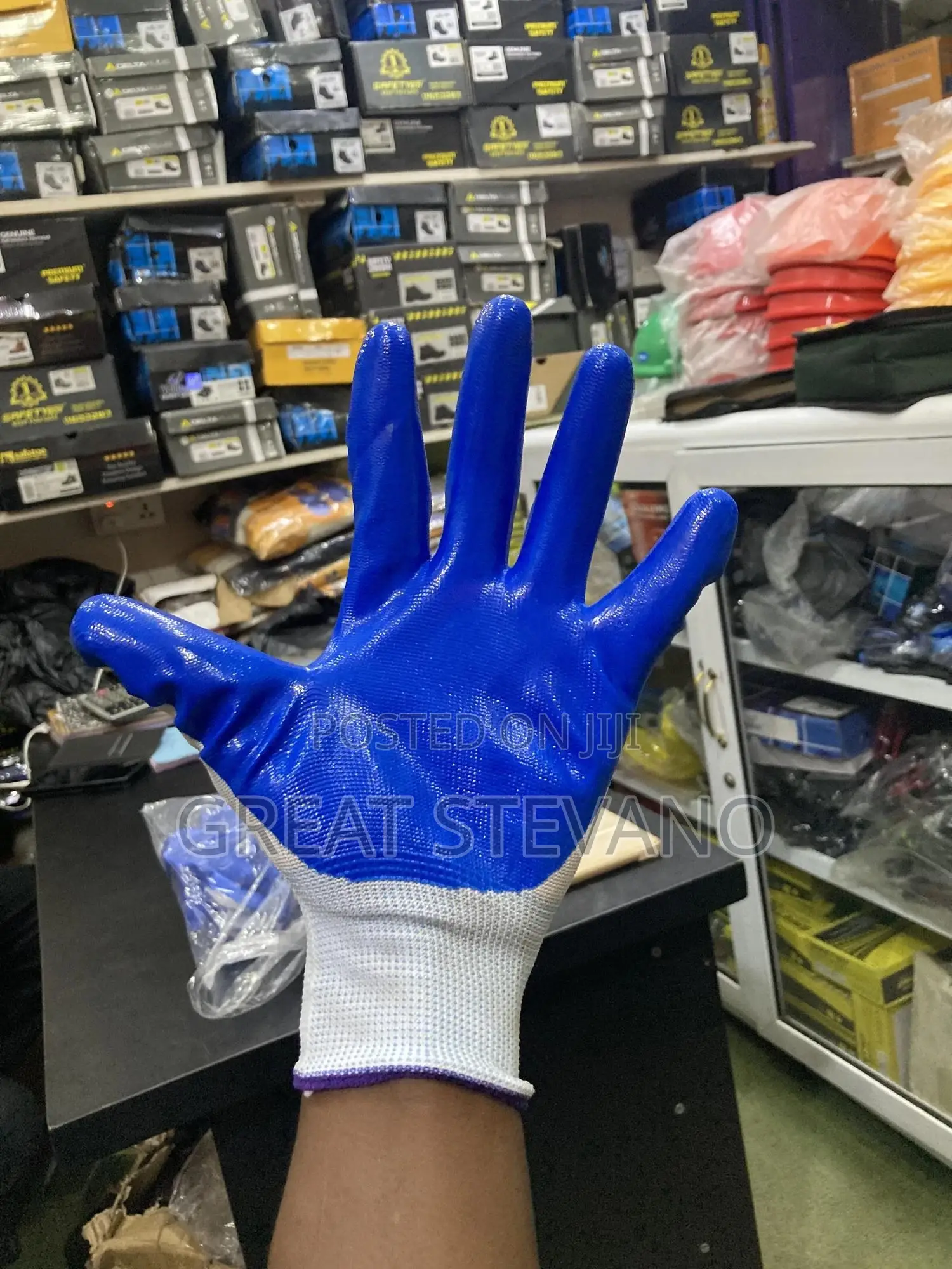 Coated Safety Hand Gloves (12pcs in a Pack)