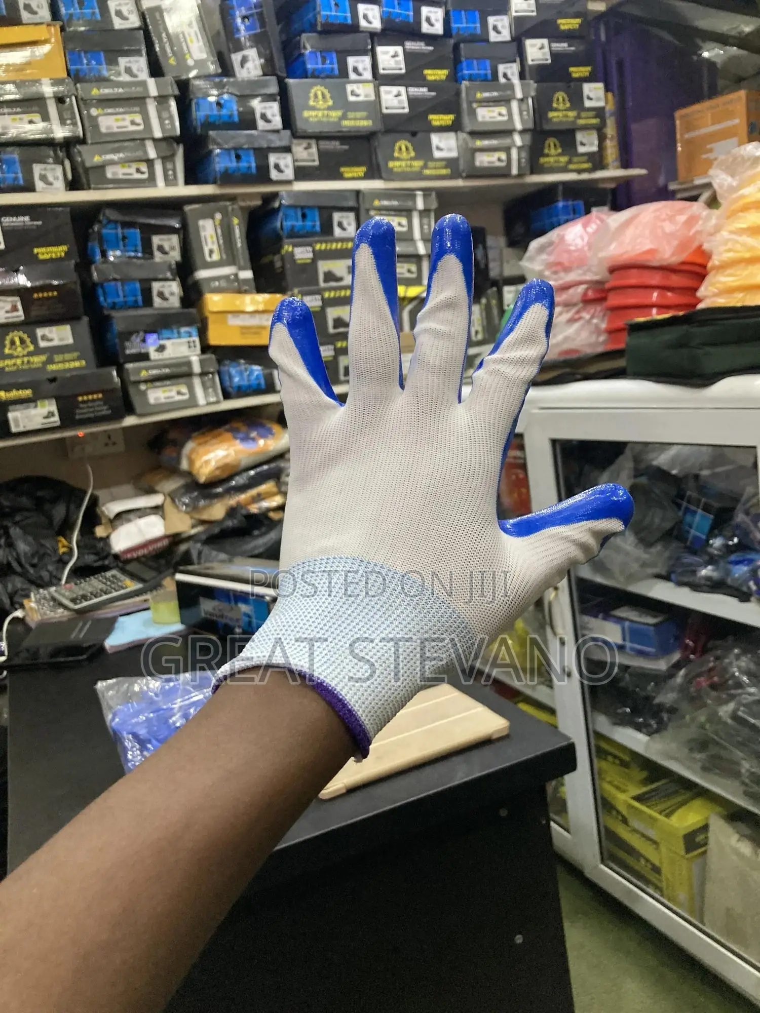 Coated Safety Hand Gloves (12pcs in a Pack)