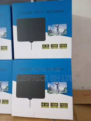 Indoor Digital TV Antenna: 300 Miles, Long Cable!