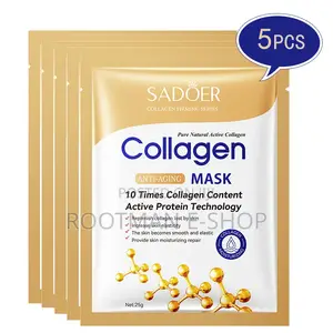 5pcs Bone Collagen Anti-Wrinkle Mask Moisturizing Firming
