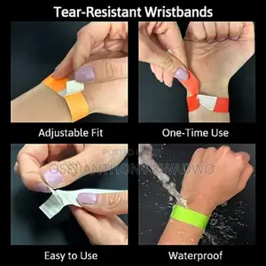Event Ticket and Tyvek Wristband