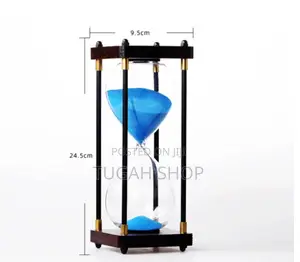 Vintage 60min Hour Glass Decorative Wooden Sandglass,