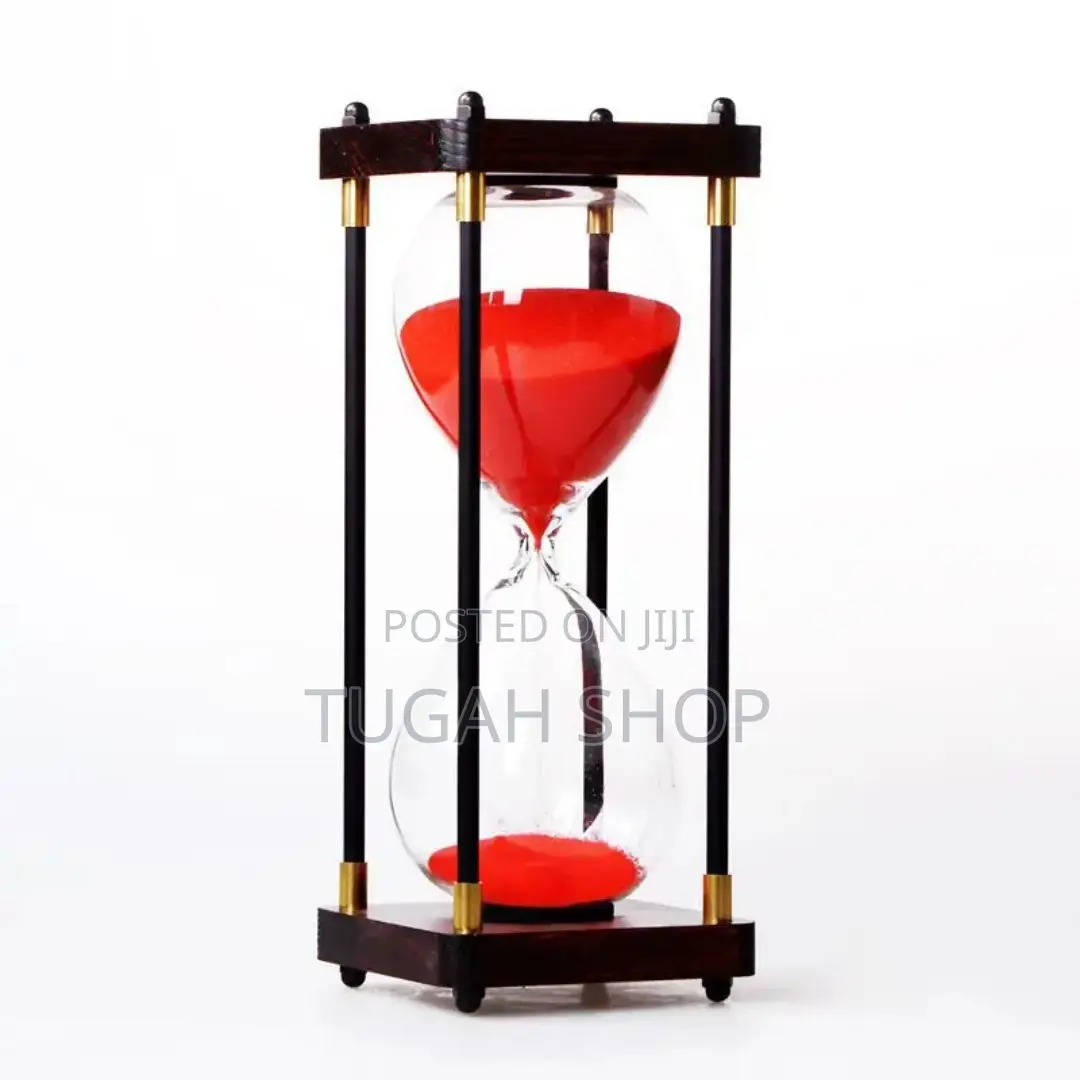 Vintage 60min Hour Glass Decorative Wooden Sandglass,