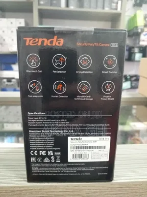 Tenda 3mp Pan Tile Security Wifi Camera