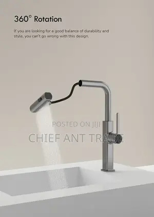 Pull Kitchen Faucet / Tap . Hot Cold. 6018h