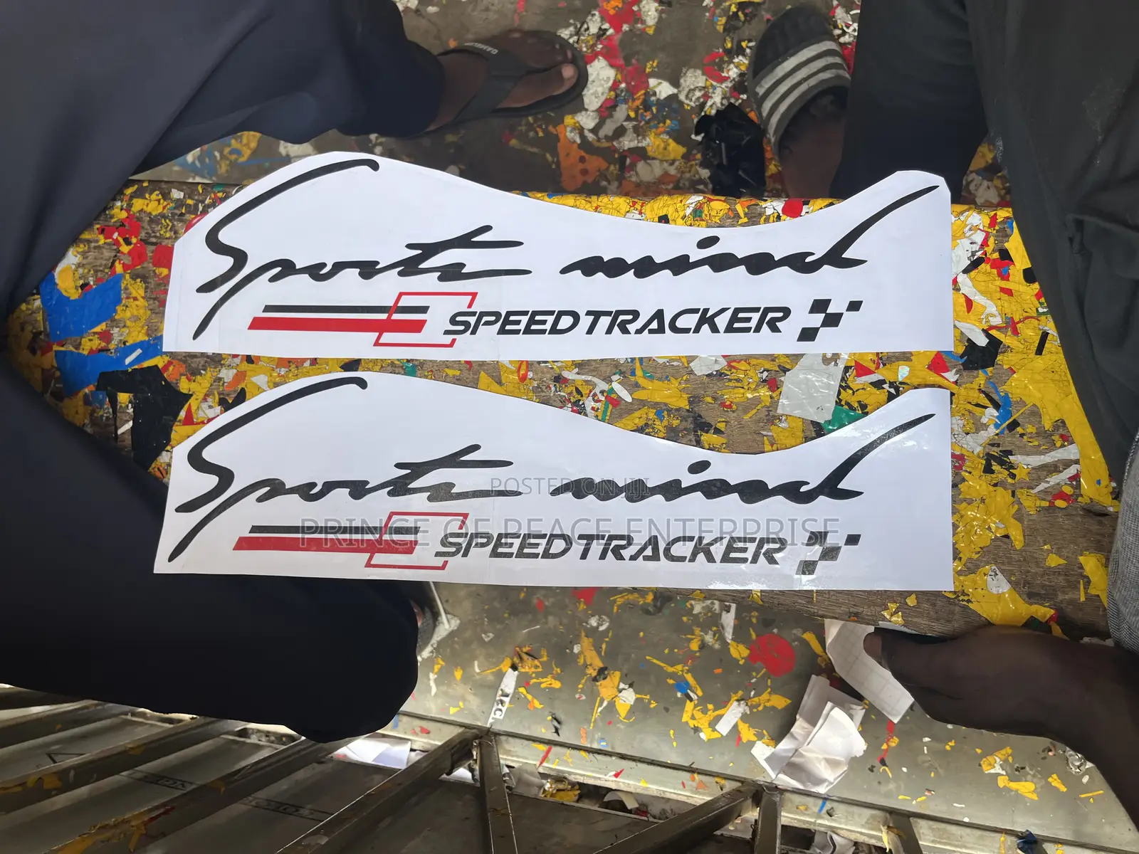 Bonet and Fender Sports Stickers Pair