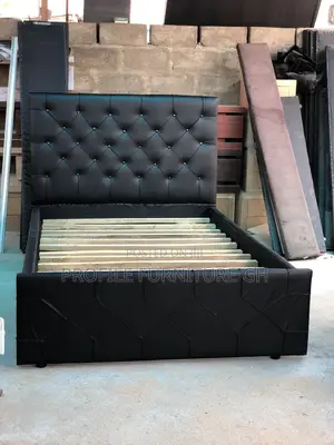 #Jiji Brothers Double Bedframe Black Color 54/75