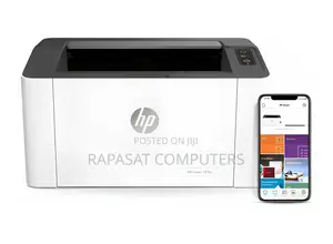 HP 107w Laser Printer, White