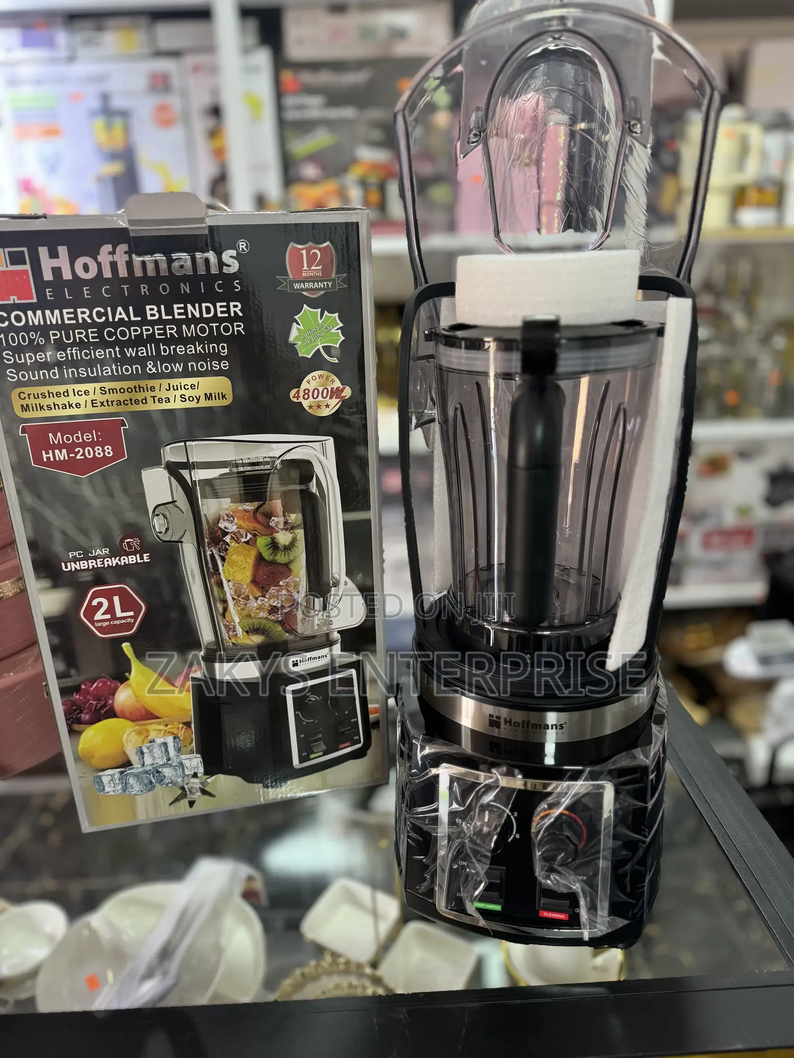 Sound Proof Commercial Blender