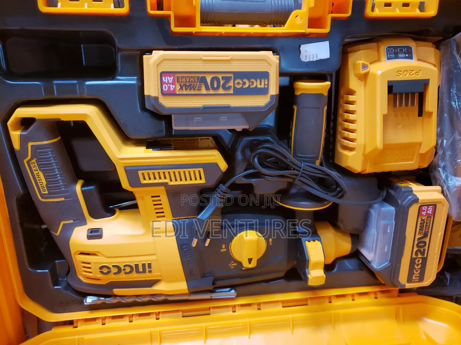Ingco Cordless Rotary Hammer Crhli202287 4 Functions