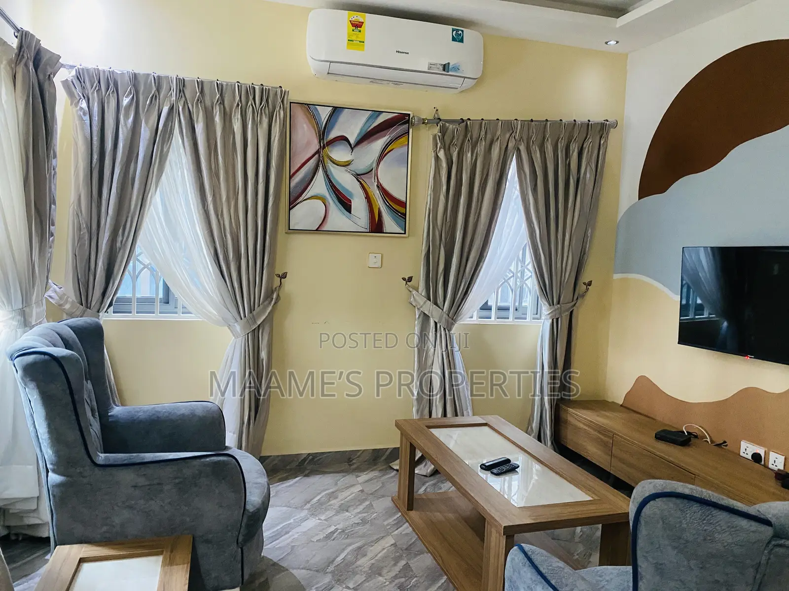 Furnished 4bdrm Duplex in West Legon for rent