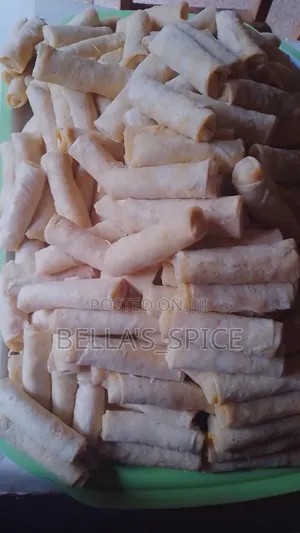 Ready To Fry Spring Rolls And Samosa