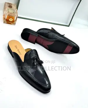 Backless Tasseled Mule Loafers /Loafer Mules / Half Shoe