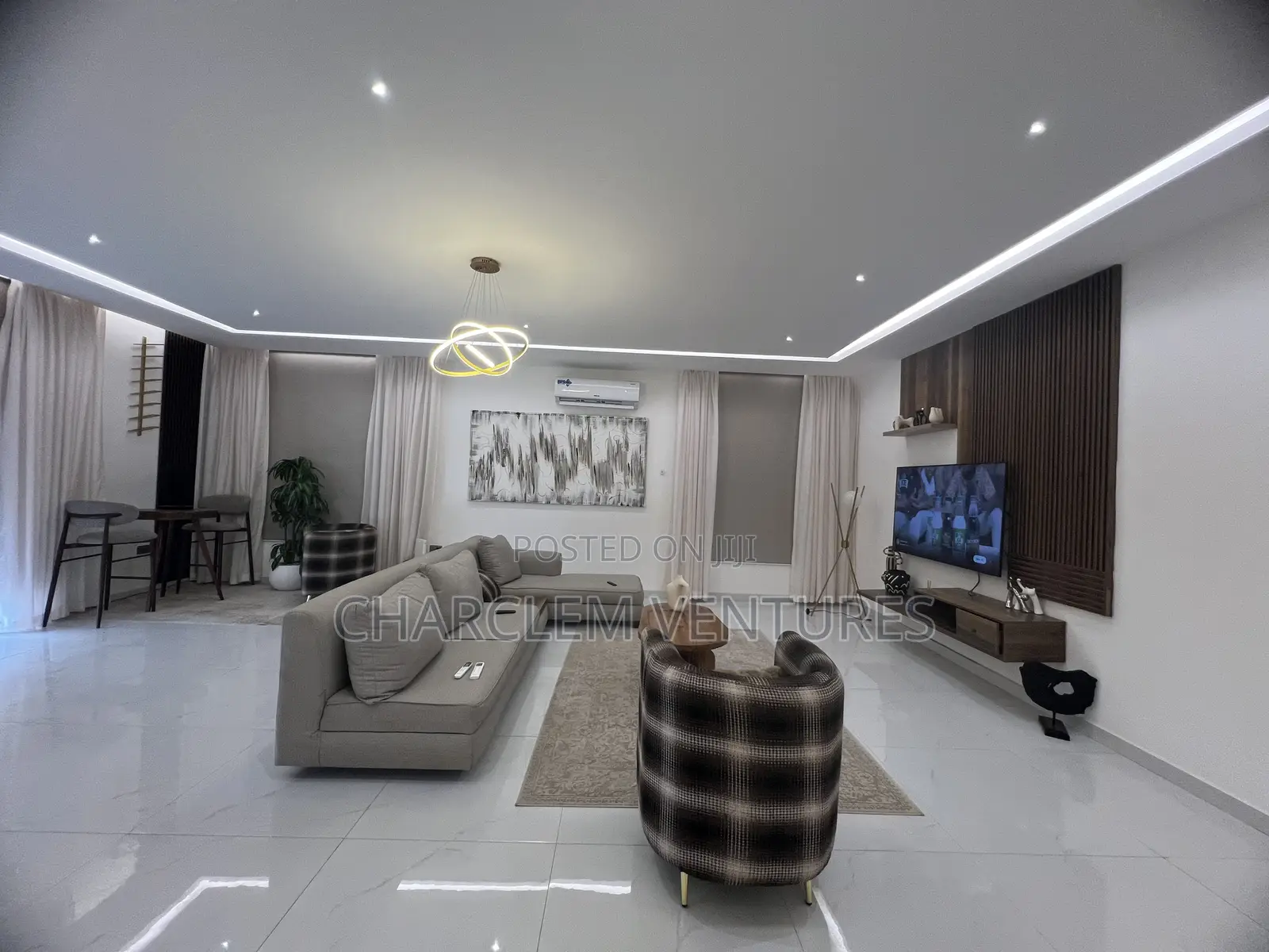 Furnished 3bdrm Apartment in Charclem Ventures, East Legon for rent
