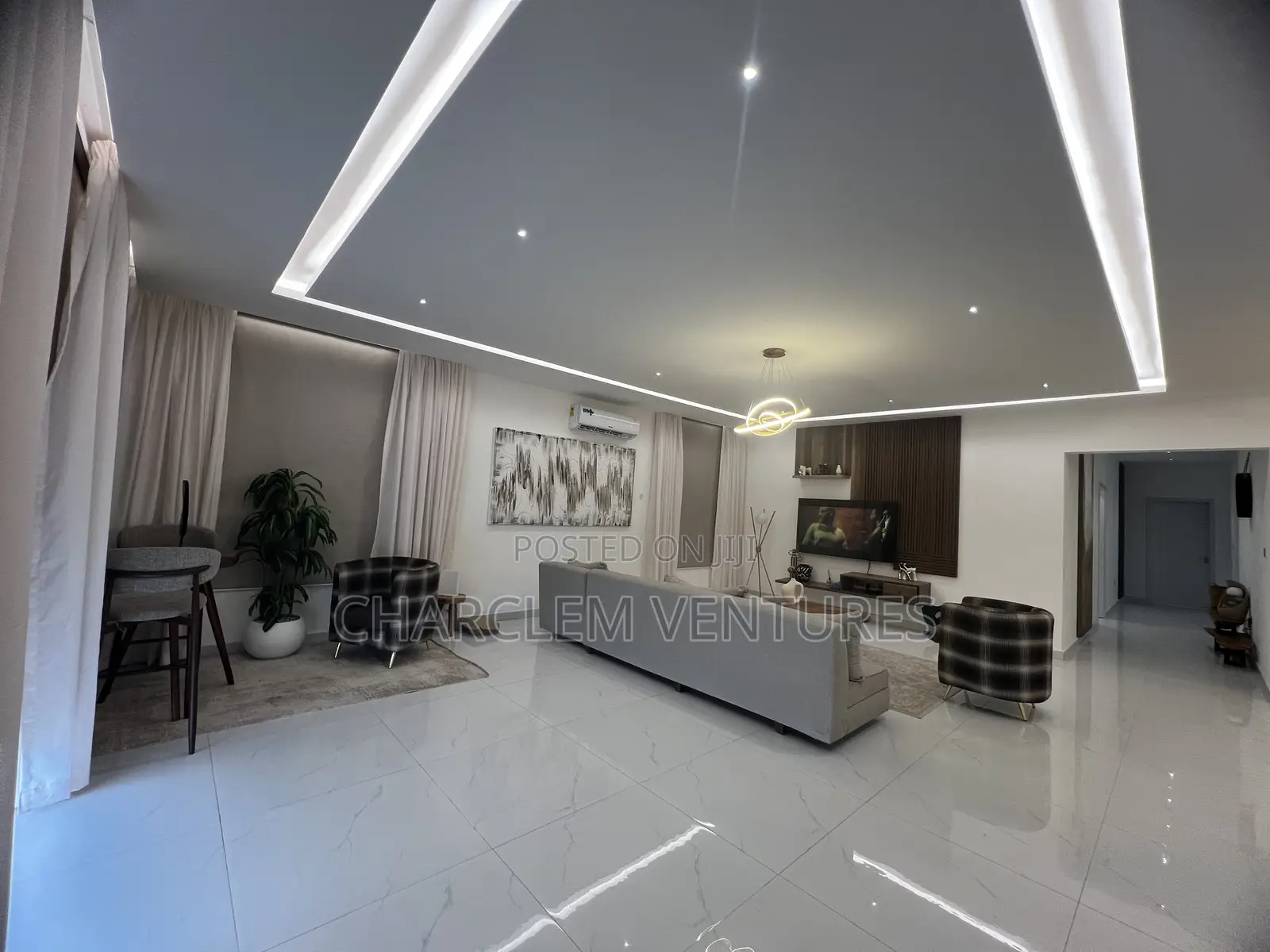 Furnished 3bdrm Apartment in Charclem Ventures, East Legon for rent
