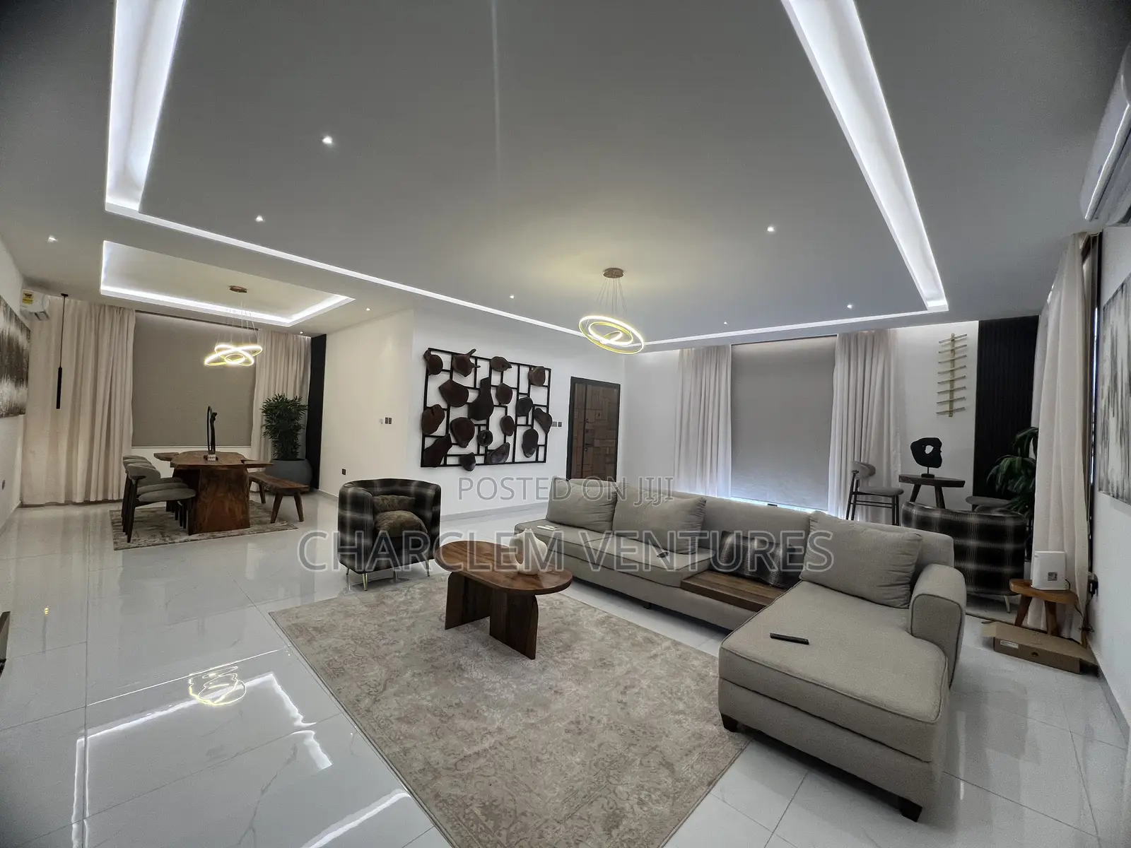 Furnished 3bdrm Apartment in Charclem Ventures, East Legon for rent