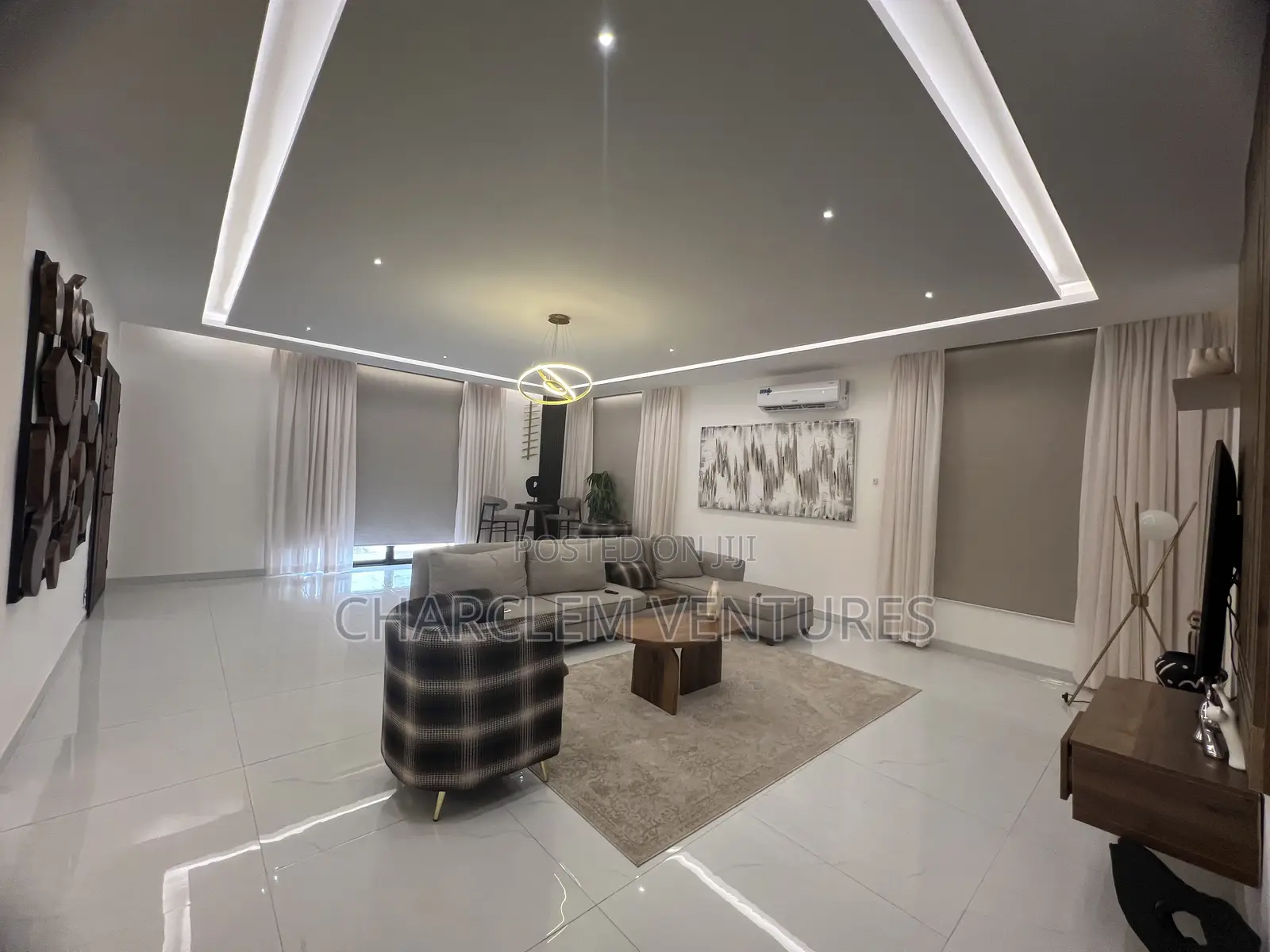 Furnished 3bdrm Apartment in Charclem Ventures, East Legon for rent