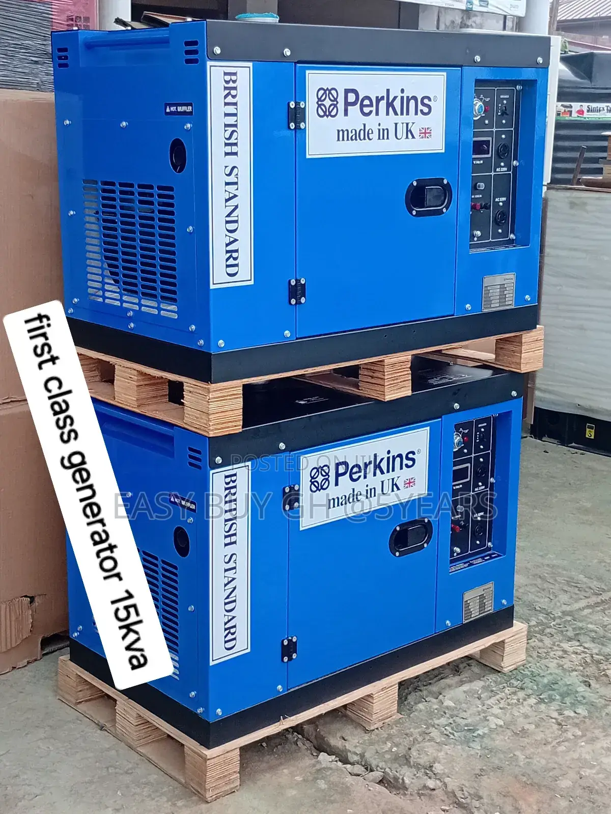 In Stock Perkins Diesel Generator 13000watts Silent 15kva