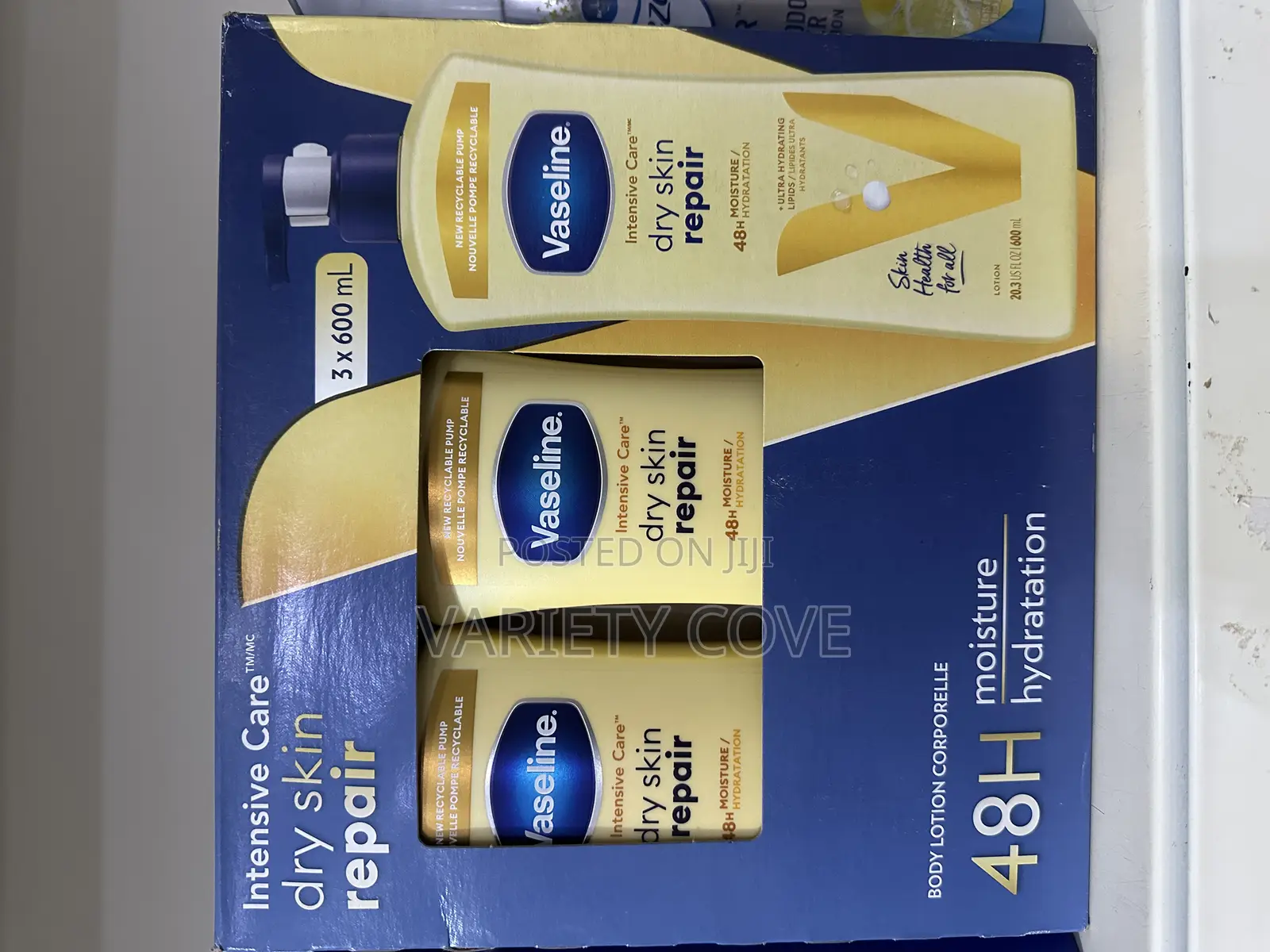 Vaseline Intensive Care Dry Skin Repair (600ml*3)