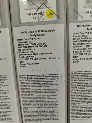 New Laptop HP Pavilion 14 8GB Intel Core i5 SSD 256GB