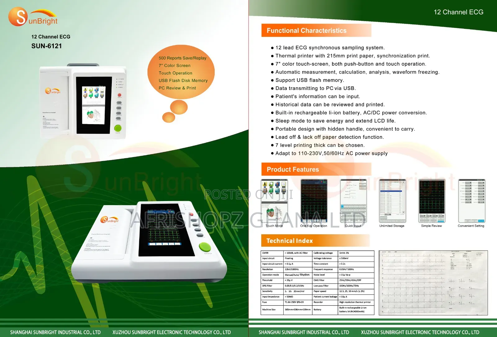 ECG 12 Channel Machine
