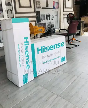 Elegant White Panel Hisense 2.5hp Air Conditioner.