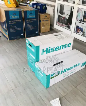 Original Hisense 2.5hp R410 Ac With White Panel(White) 