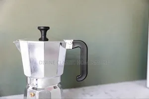 La Cafetière Venice Aluminium Espresso Maker Six Cup Silver