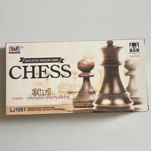 Chess Checkers Backgammon 3 in 1