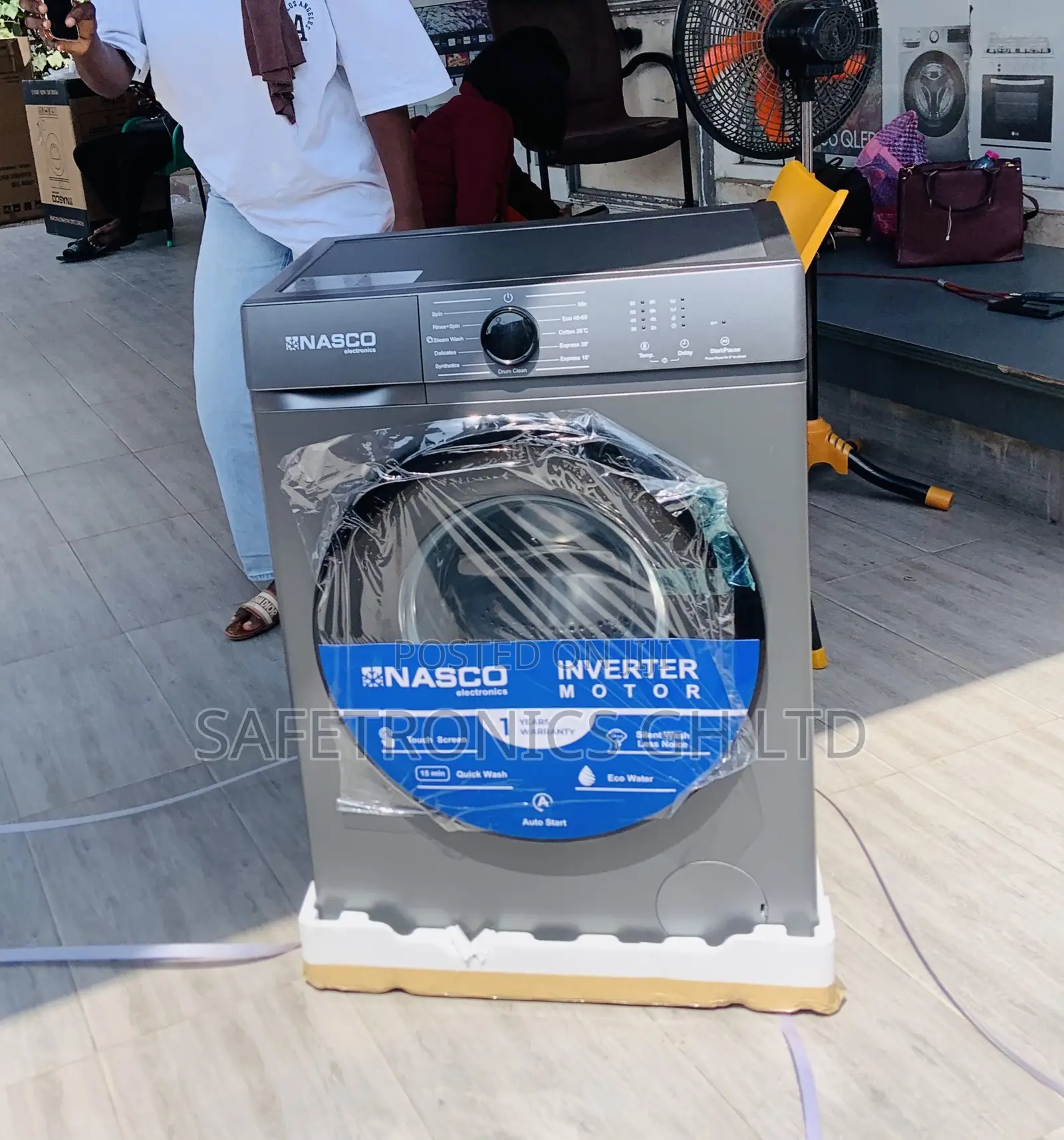 Adorable Nasco 6kg Front Load Grey Fullauto Inverter Smart