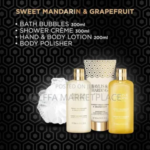 Sweet Mandarin Grapefruit Luxury Drum Gift Set