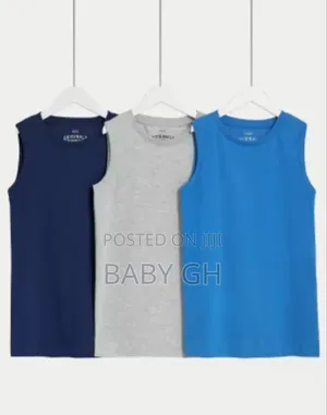 M S 3pk Original Vest for Boys 9-10years