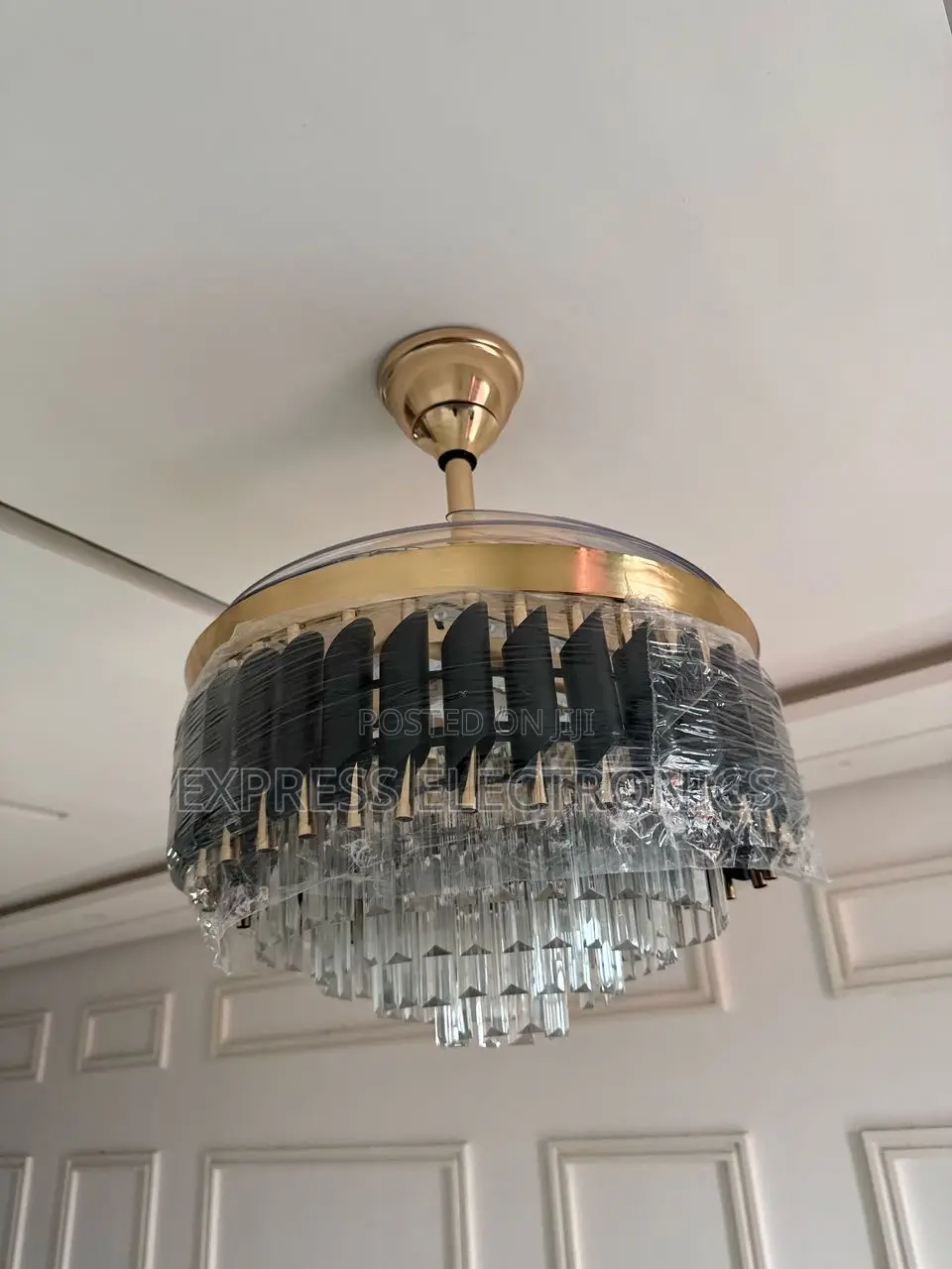 Text Us for Your Chandelier Fan Light