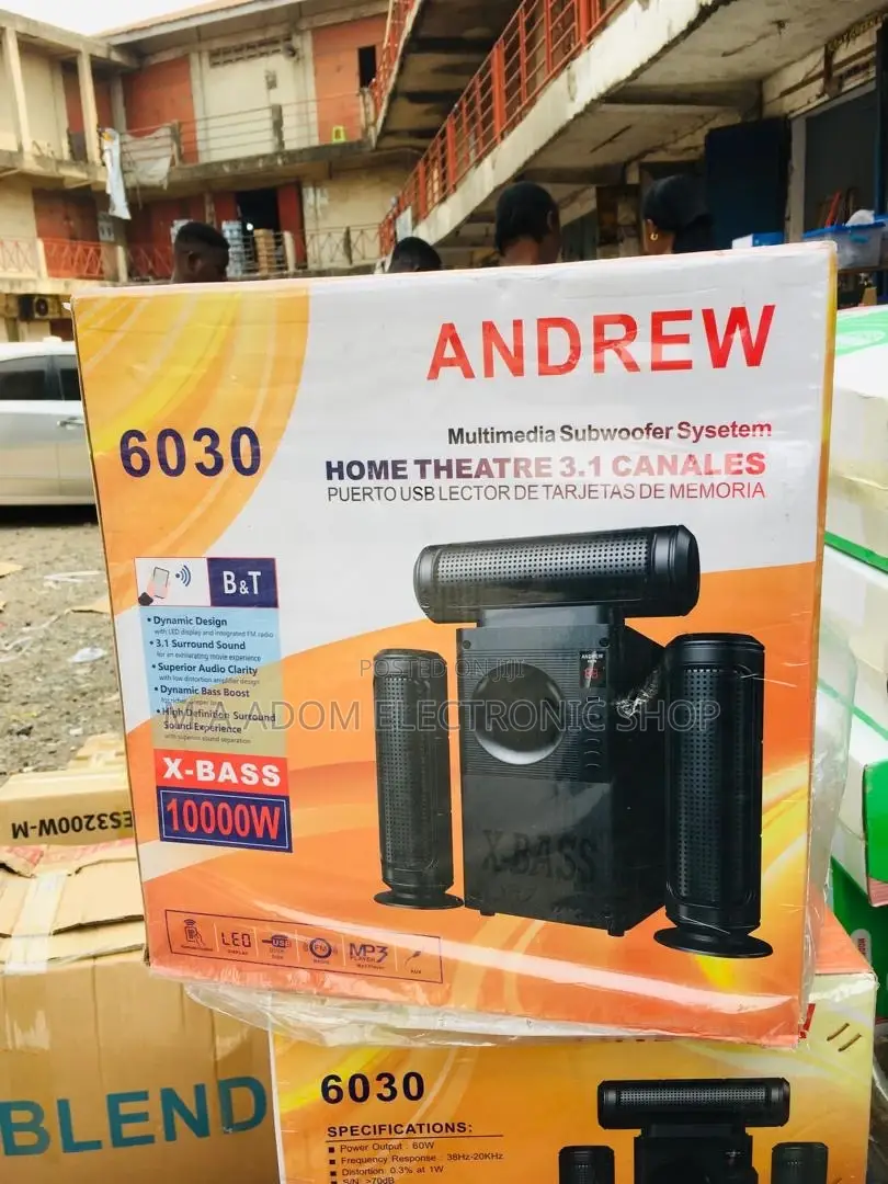 Andrew 3.1ch Bluetooth Home Theater: Hear Everything