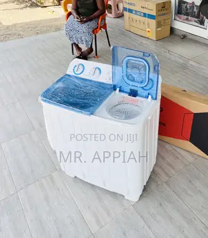 Transparent Lid Twin Tab Nasco 7kg Washing Machine.
