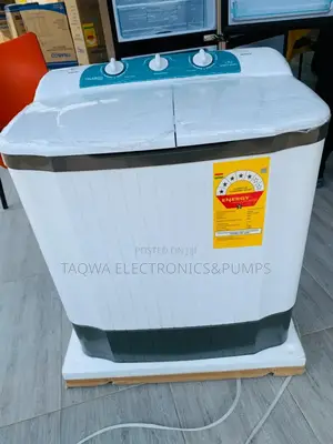 White 5kg Semi Automatic Washing Nasco