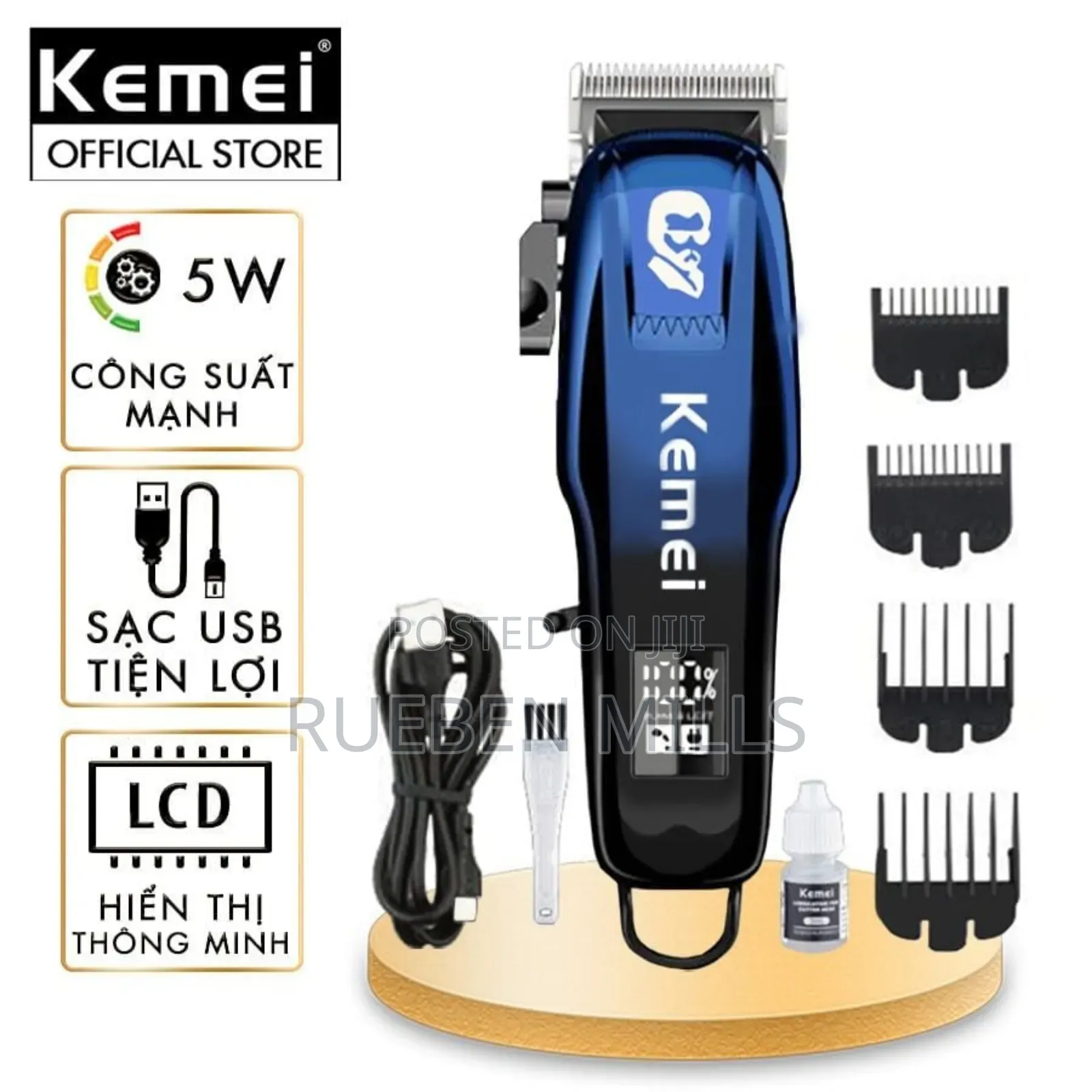 Kemei Pro Electric Hair Clipper Barbering Machine Hair Salon