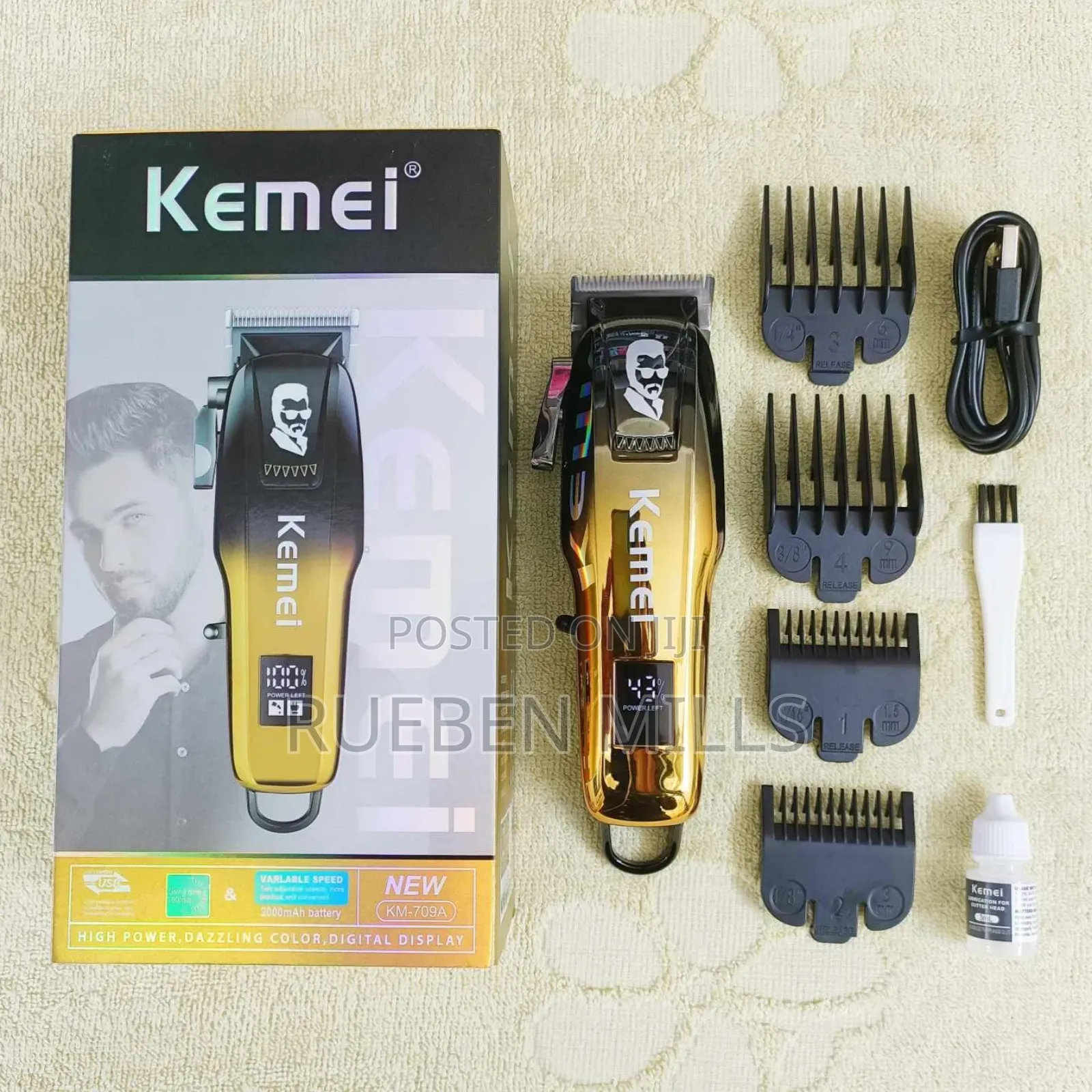 Original Kemei High Quality Salon Barbering Machine Barbers