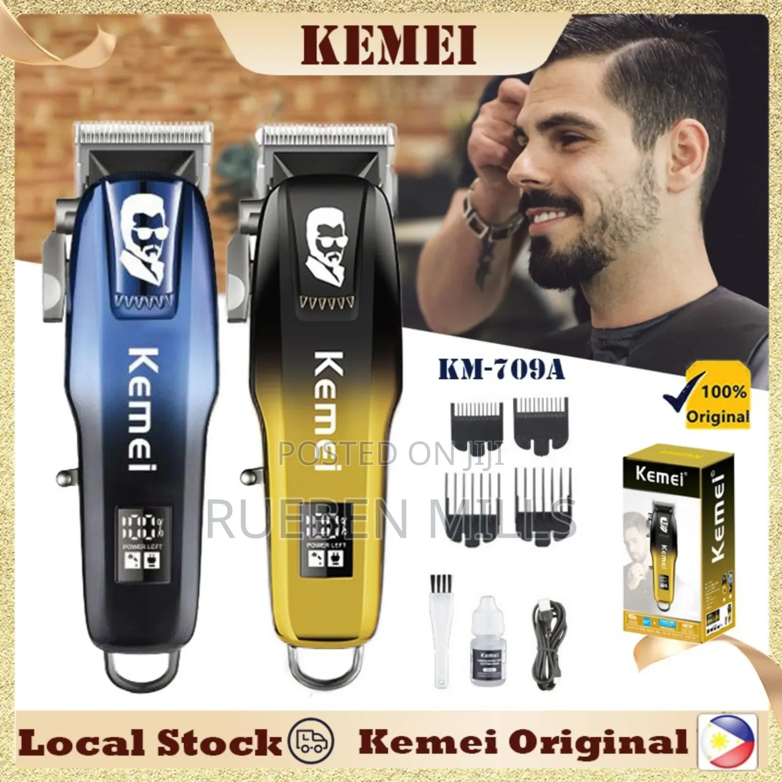 Original Kemei High Quality Salon Barbering Machine Barbers