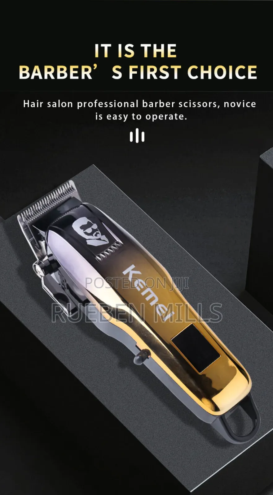 Original Kemei High Quality Salon Barbering Machine Barbers