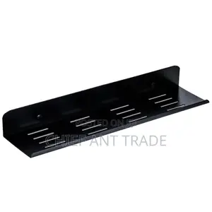 Black Shelf For Bathroom.