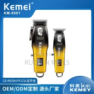 Latest 2 in 1 Combo Set Kemei Barbering Machine Hair Clipper