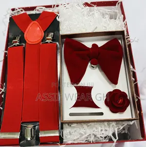 Nice Collections (Suspender And Bow Tie)