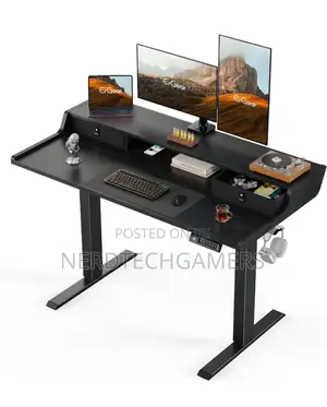 Ergear Electric Standing Desk With Drawers, 48′′ X 24′′Desk