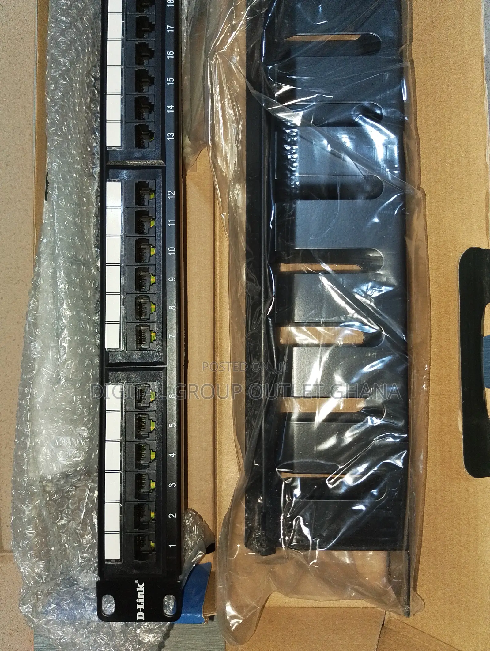 D-Link Unshielded 24port Patch Panel Full Loaded