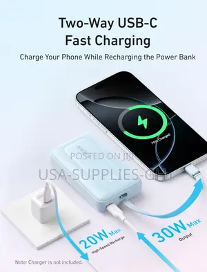 Anker Zolo Power Bank - 30w Super Fast Charging - From Usa