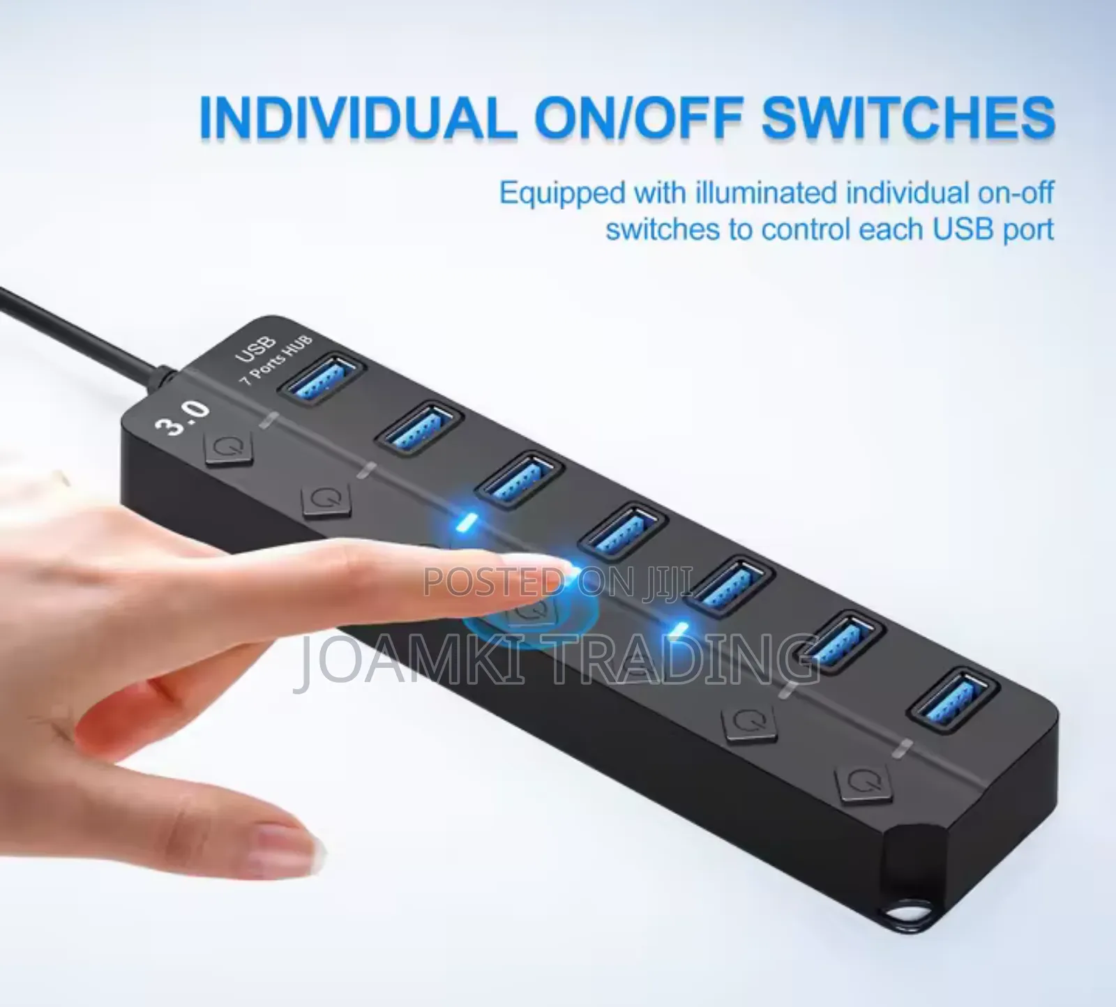 7 in 1 USB 3.0 Hub 7 Ports USB Multi Splitter