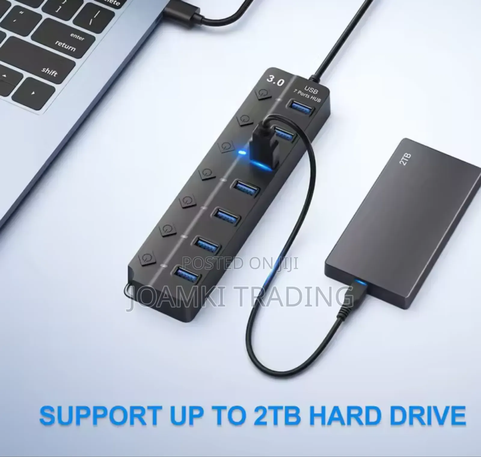 7 in 1 USB 3.0 Hub 7 Ports USB Multi Splitter